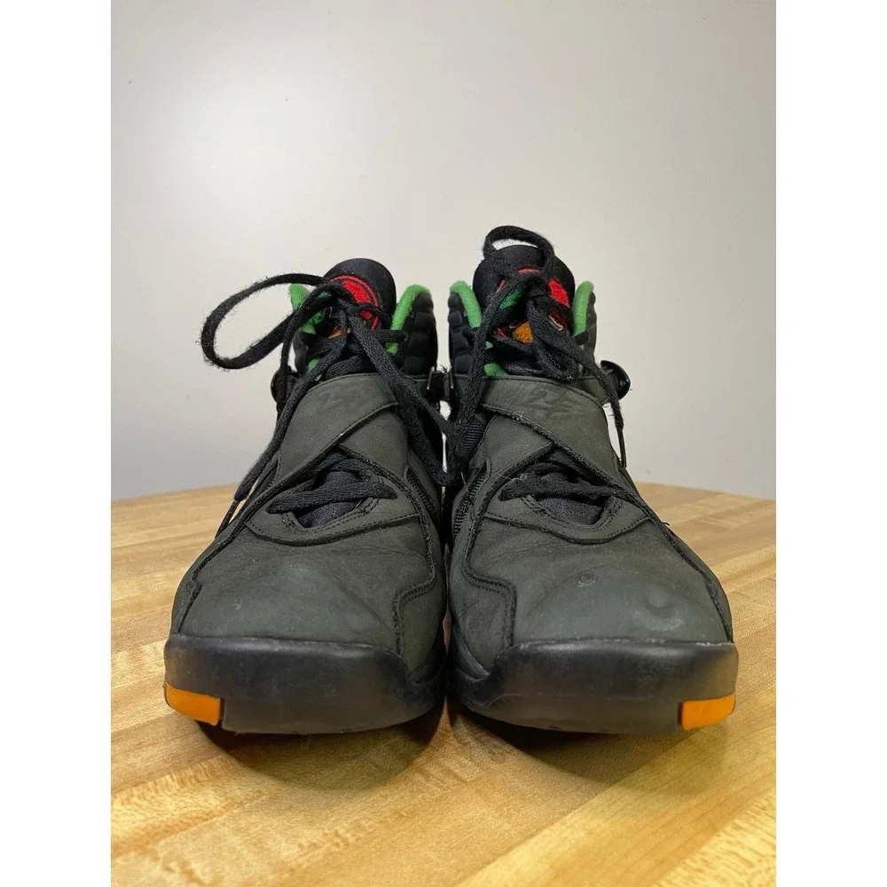 Size 10.5- Air‎ Jordan 8 Retro Tinker - Air Raid Black/Green/Yellow 305381-004